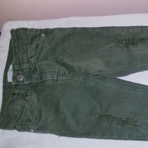 Zara girls ripped style skinny jeans